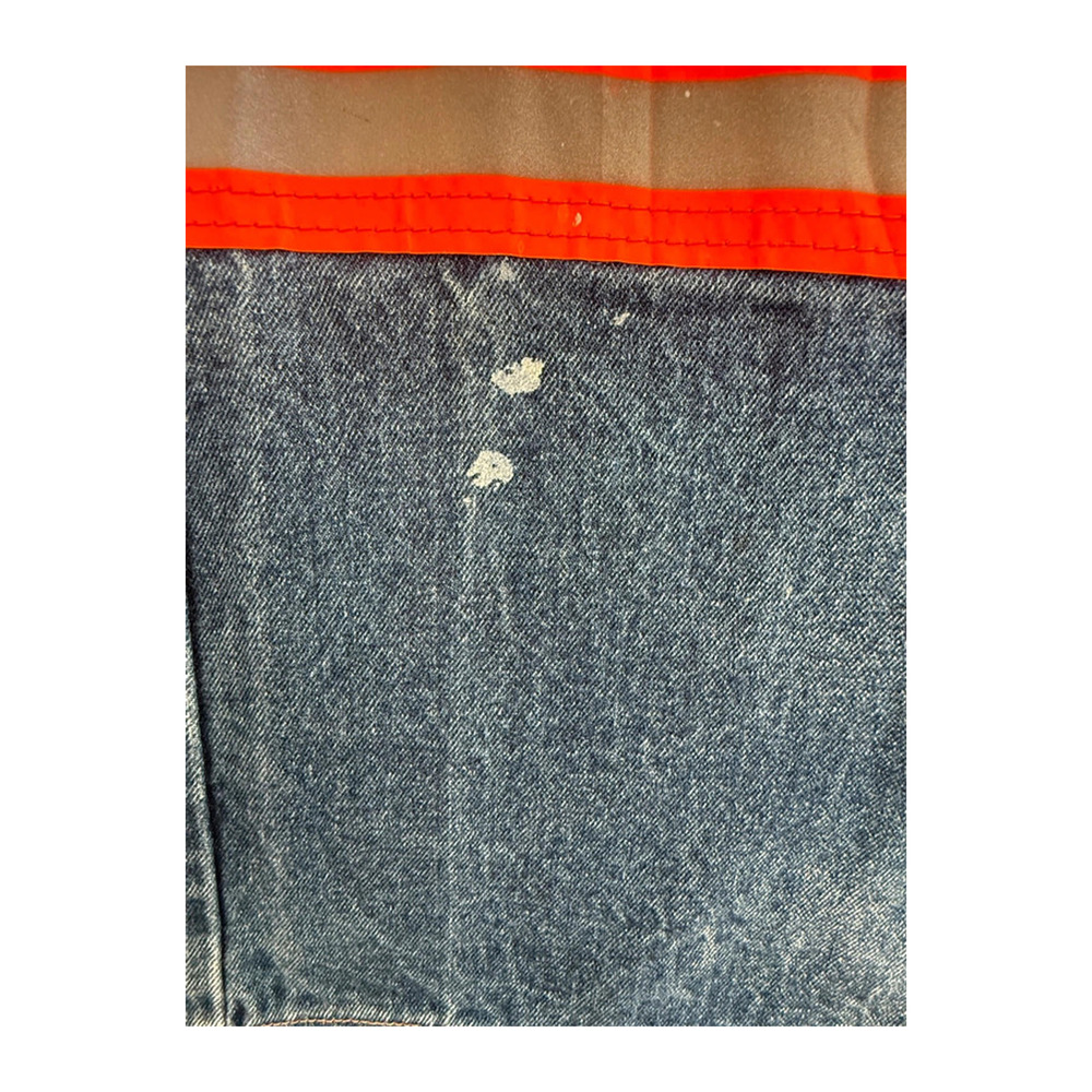 Vintage Caspia Y2K Baggy Reflective Jeans W38 L31 Made USA - Picture 8 of 8